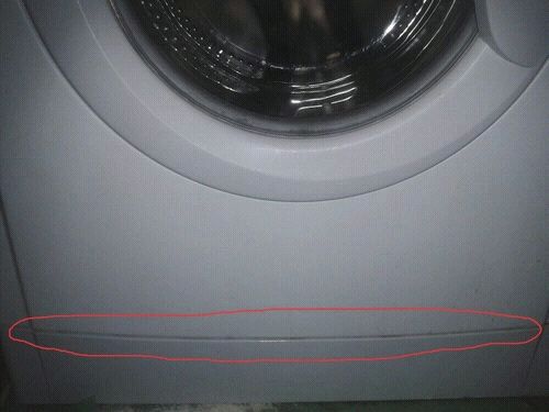  Предния панел на пералнята