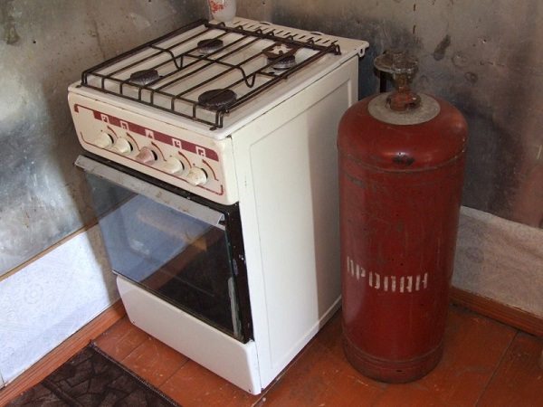  Газова печка с балон