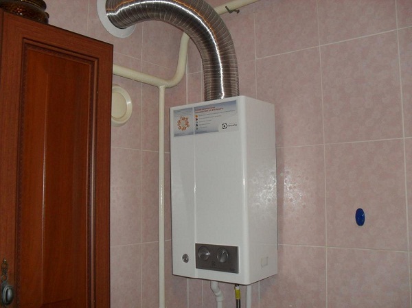Колонката на Electrolux в интериора
