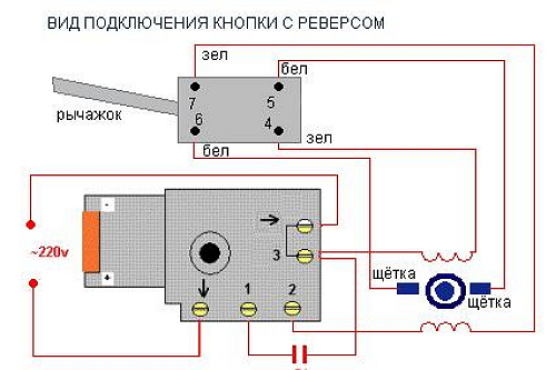 Свържете бутона с обратната страна