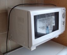  Как да се мотае микровълнова печка на стената