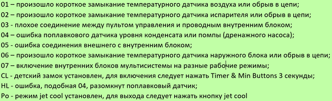 Грешки на единицата на изпарителя