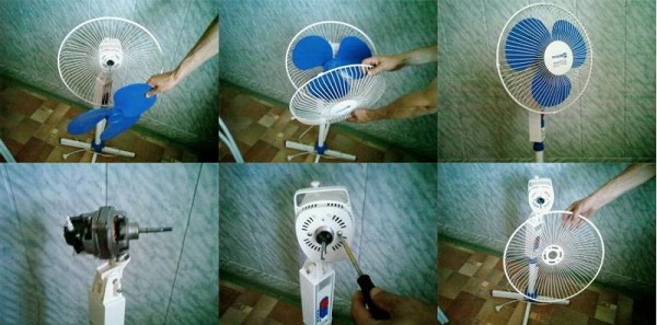 Демонтаж на вентилатора
