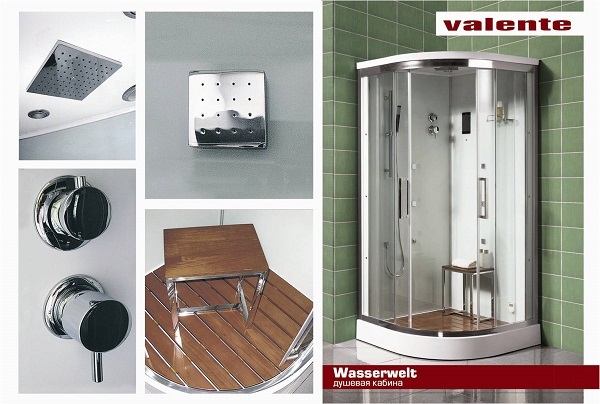 Душ кабина Valente Wasserwelt