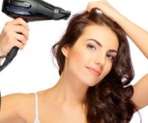  Как да издуха сухата коса