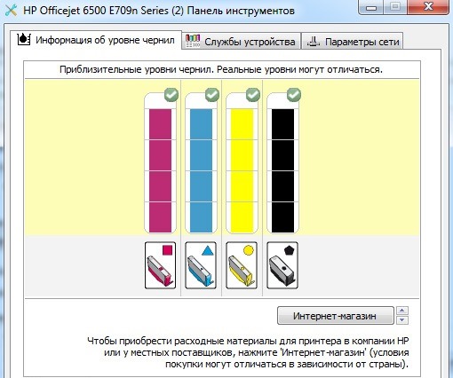 Ниво на мастилото