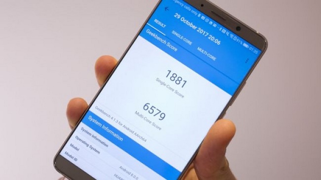 Изпълнение на Huawei Mate 10