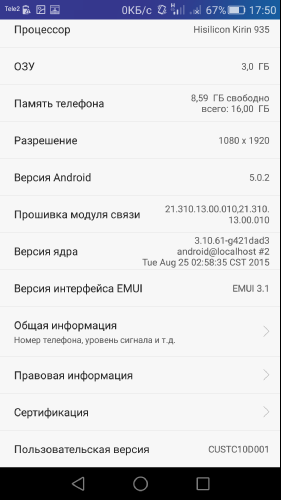 Функции на смартфона